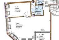 Erstbezug! Wunderschöne 2-Zimmer Dachgeschosswohnung mit Loggia nähe Kutschkermarkt