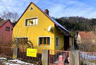 Einfamilienhaus am Stadtrand von Gloggnitz! Garten und romantisches Nebengebäude!