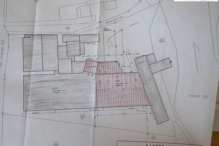 Betriebsliegenschaft mit mehr als 10.000 m² Grundfläche, Gewerbeobjekt-kauf, 3202 Sankt Pölten(Land)