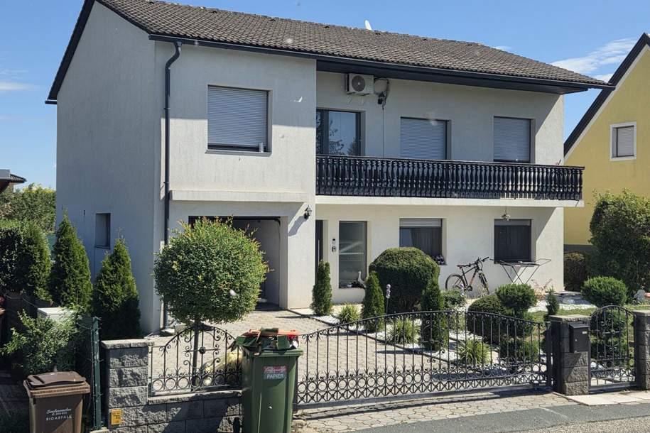 Sehr gepflegtes und geräumiges Stock- Wohnhaus samt integrierter Garage in guter Lage, Haus-kauf, 438.000,€, 8430 Leibnitz