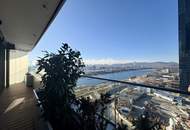 Ganz viel Balkon &amp; ganz Wien im Blick (Gym, Pool, Sauna, Doorman uvm): Neubau-Erstbezug DANUBEFLATS