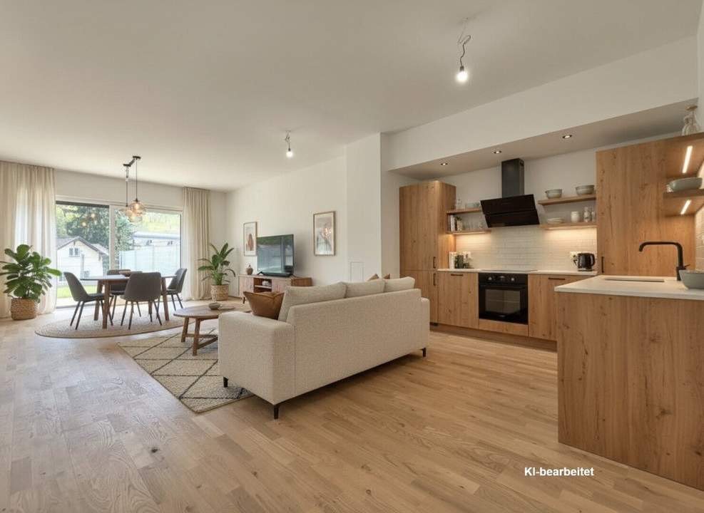 EXKLUSIVES TOWNHAUS (272 m² Wohnfläche) MIT POOL AUF EIGENGRUND IN WEIDLING – NATURNAHES WOHNEN MIT STIL