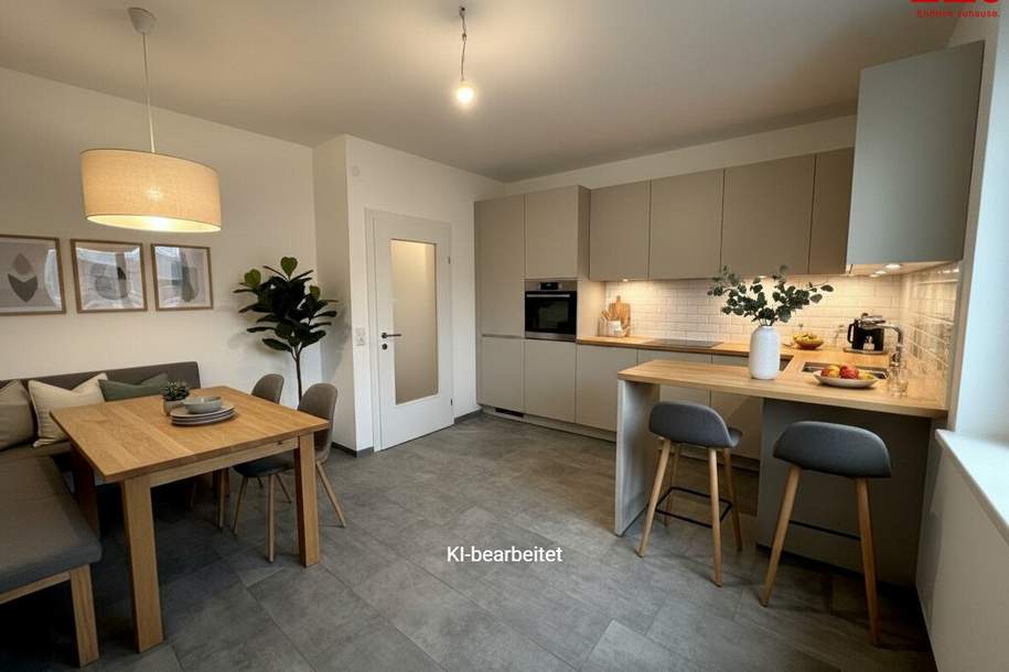 ERSTBEZUG: Großzügige 2 Raumwohnung mit Balkon - top saniert mit Traumbadezimmer, tolle ÖFFI Anbindung, provisionsfrei und sofort beziehbar, Wohnung-kauf, 310.000,€, 4040 Linz(Stadt)