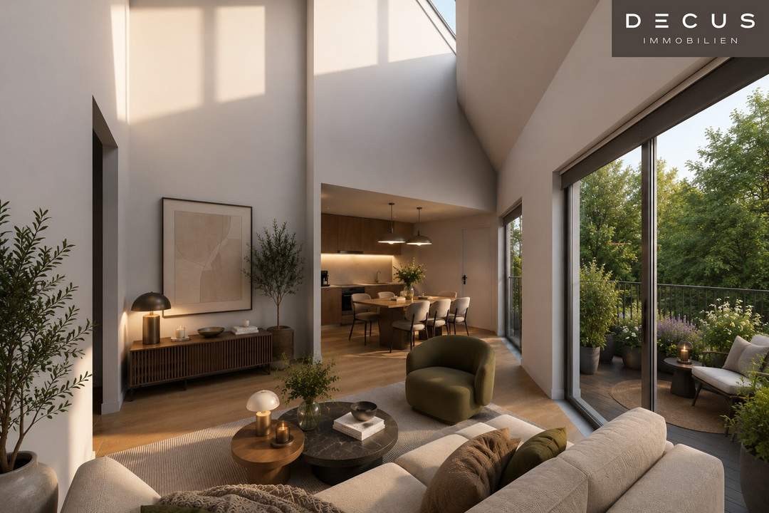 | 3 ZIMMER MAISONETTE | EXKLUSIVER ERSTBEZUG AUF 2 EBENEN MIT PANORAMATERRASSE &amp; LOGGIA |
