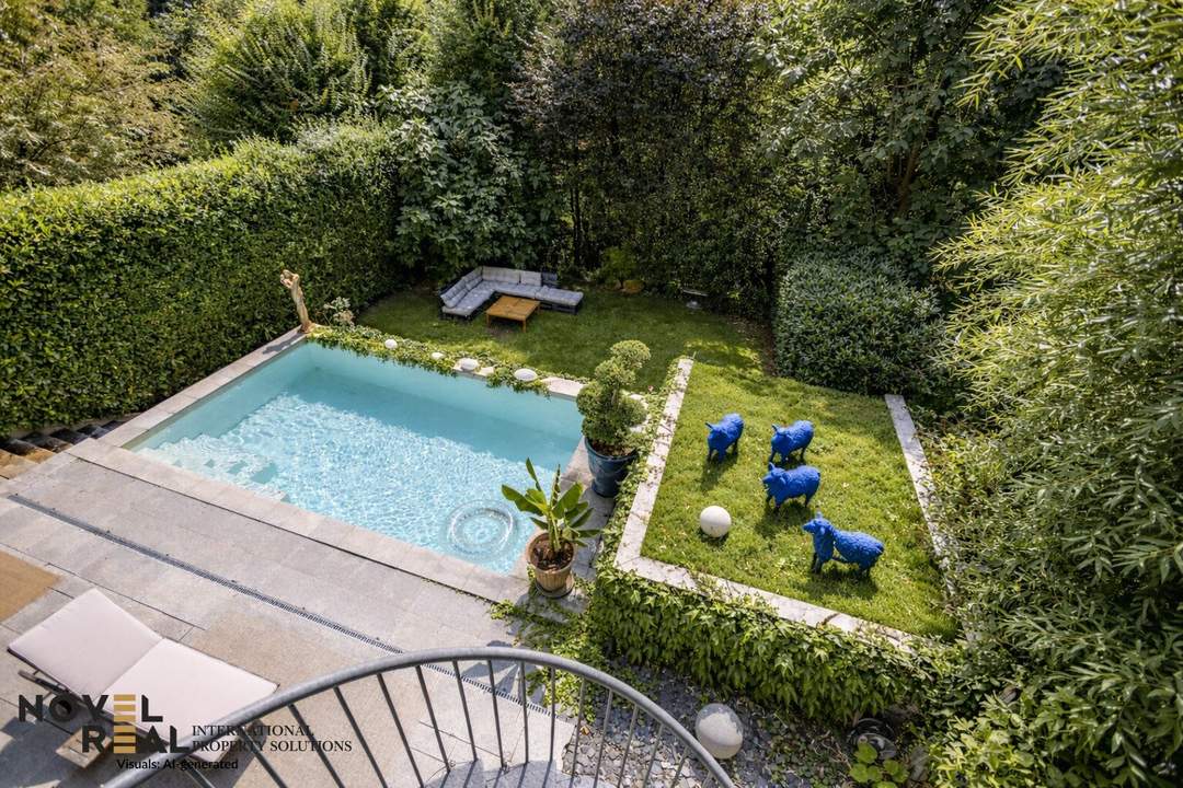 Exklusive Stadtoase mit Eigengarten und Pool Nähe American International School!