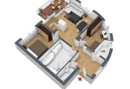 Sehr helle und moderne 3-Zimmer-Wohnung mit großem Balkon, in absolut zentraler Lage von Bürmoos