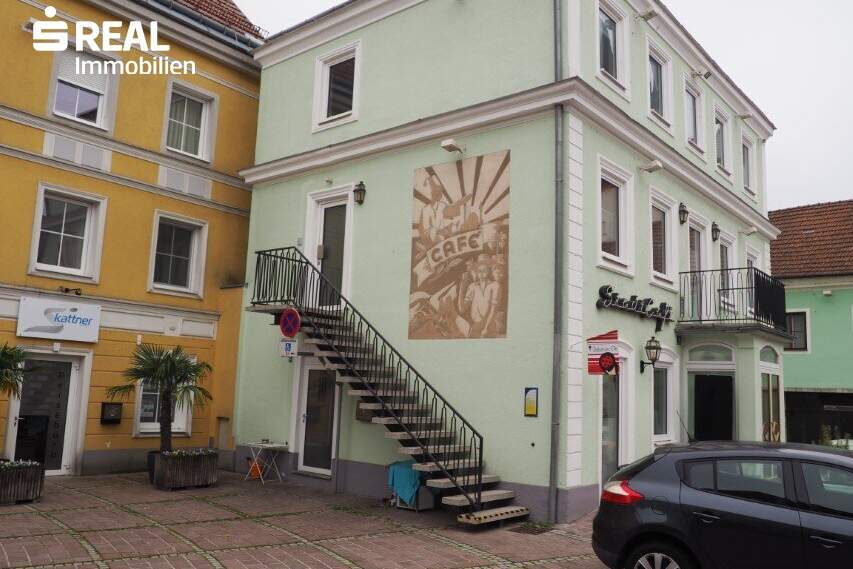Schöne 2-Zimmer Wohnung bzw. Büro mit kleinem Balkon, Wohnung-miete, 690,00,€, 3350 Amstetten