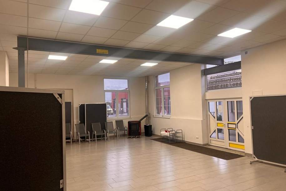 Halle, Lager, Werkstatt, Ordination, Ausstellungsraum ca. 90 m² PROVISIONSFREI!!!! D1, Gewerbeobjekt-miete, 840,00,€, 2601 Wiener Neustadt(Land)