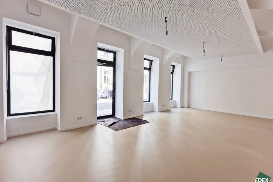 Ideale Lage: Modernes, saniertes Geschäftslokal in 1060, Gewerbeobjekt-miete, 1.329,72,€, 1060 Wien 6., Mariahilf