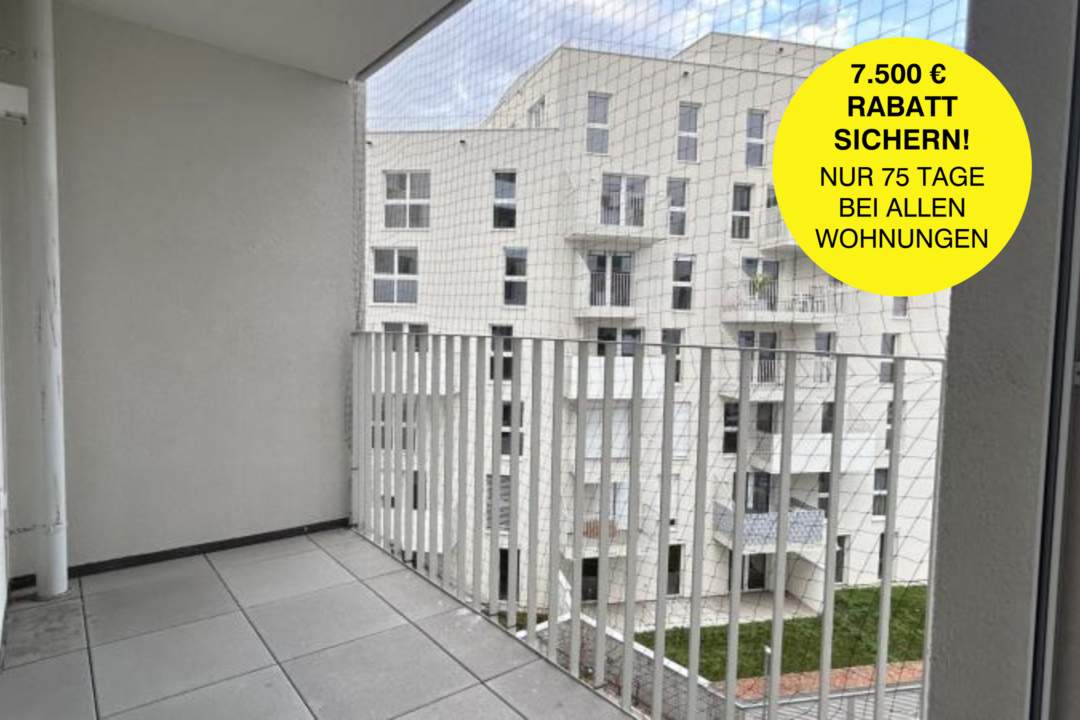 SPAR-AKTION: Ideal für Singles &amp; Paare: 2-Zimmer-Neubauwohnung – Erstbezug ohne Provision!