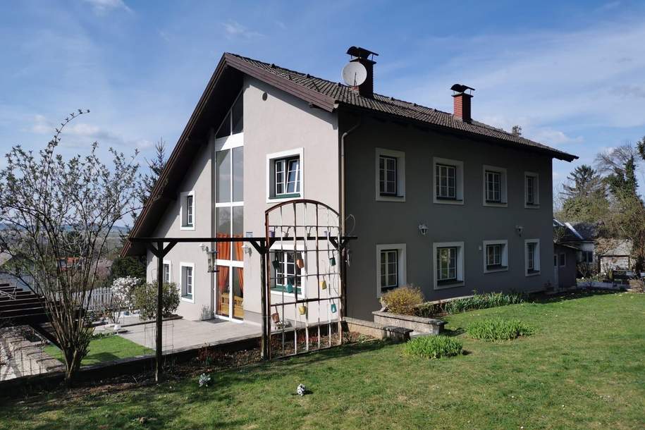 RARITÄT: HISTORISCHES WOHNJUWEL IN ATEMBERAUBENDER RUHELAGE MIT SCHÖNER AUSSICHT DIREKT AM WALDRAND IM NAHBEREICH VON WIEN UND KORNEUBURG, Haus-kauf, 599.000,€, 2112 Korneuburg