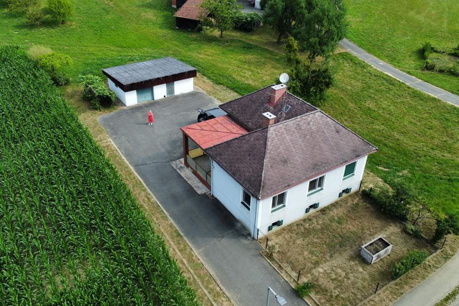 Gepflegter Bungalow auf dem Land mit großzügigem Grundstück, Haus-kauf, 198.000,€, 8350 Südoststeiermark
