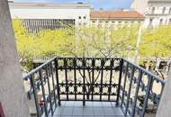 Klassisch-schönes ALTBAU- Büro mit BALKON zur Mariahilfer Straße in unmittelbarer U3-Nähe