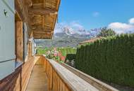 Gemütliches Alpenchalet in sonniger Ruhelage mit Kaiserblick