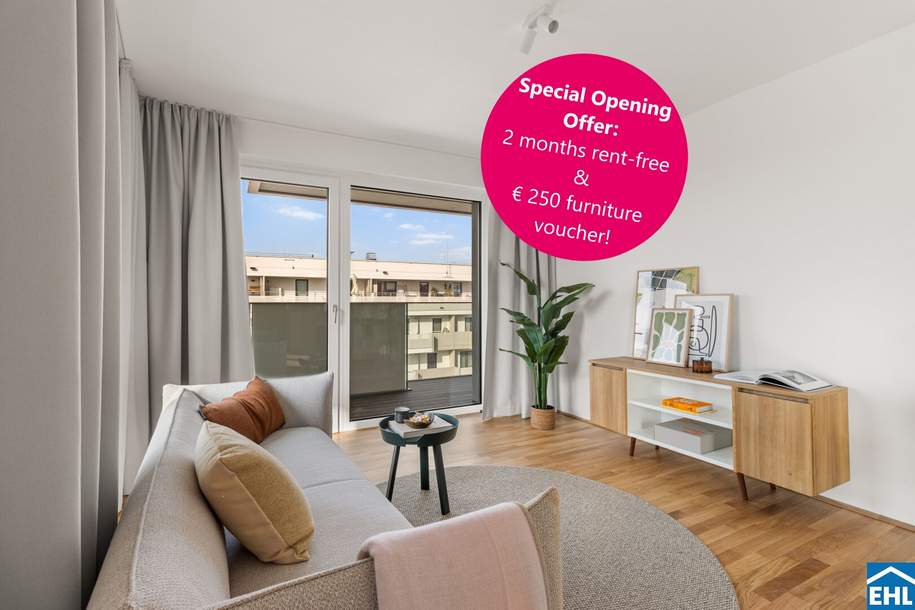 Vienna City Flair &amp; Nature Combined: Living at Nordwestbahnhof, Wohnung-miete, 1.170,40,€, 1200 Wien 20., Brigittenau