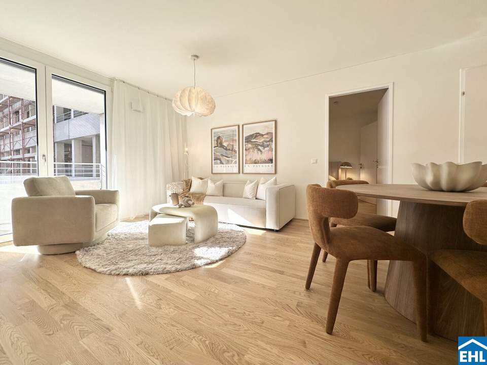 Lebendiger Wohnraum mit Parkblick – Willkommen bei den PARK FLATS