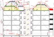 TOP Gelegenheit in 1050 Wien! Baubewilligter Dachboden mit attraktiver Planung und vielen Freiflächen! Bereits rundum renoviertes Gebäude!