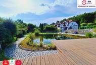 🏡Erfüllen Sie sich einen Traum mit oder ohne Haus - ☀️Wunderschönes voll aufgeschlossenes Baugrundstück mit Naturteich und Badesteg