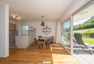 NEUBAU | Hochwertige Gartenwohnung mit traumhafter Küche, Terrasse und Garage in ruhiger Grünlage!