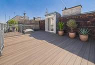 Helle Maisonettewohnung mit großer Dachterrasse in Kaisermühlen