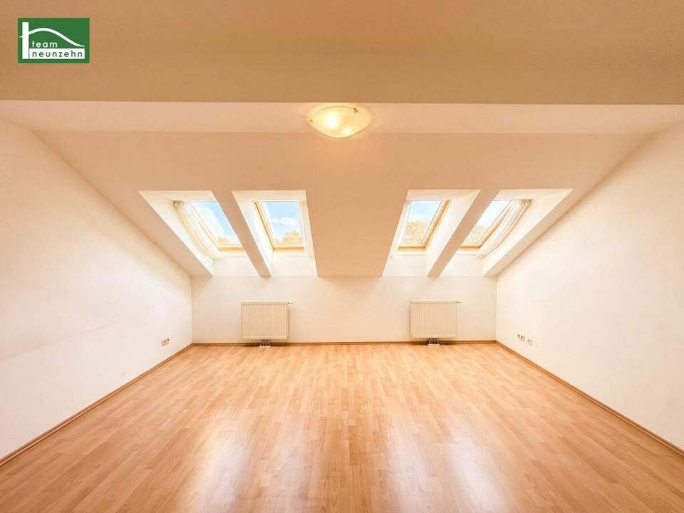 Dachgeschosswohnung in Ruhelage nahe U4 Meidling Hauptstraße, U6 und Theresienbad! 2005 erbaut!