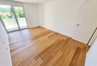 Ein Platz, der mehr kann als wohnen. Geniale Neubauwohnung mit WOW-Effekt! Riesiger Balkon und Terrasse + Privater Dachgarten + Grün wohin das Auge reicht + Luftwärmepumpe!