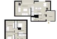 Exklusive DG Wohnung auf 2 Ebenen I Küche mit Kochinsel I 2 Außenflächen I Hauseigene Tiefgarage I
