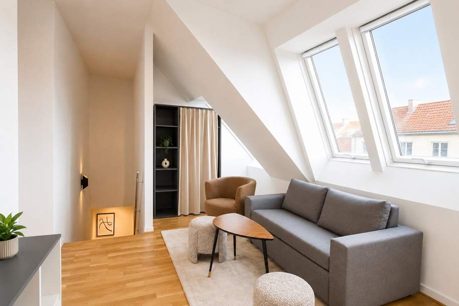Familienfreundliche DG-Wohnung mit Terrasse, Wohnung-kauf, 899.000,€, 1020 Wien 2., Leopoldstadt