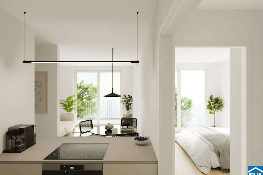 2- Zimmer Wohnung mit Garten! Erstbezug nahe U3!, Wohnung-miete, 1.057,39,€, 1140 Wien 14., Penzing