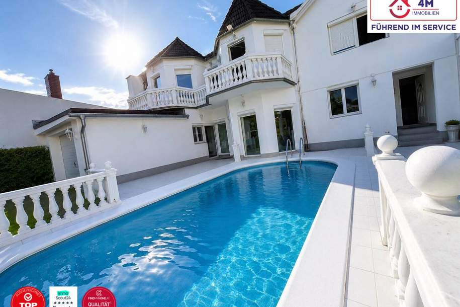 Traumvilla mit Pool, Garten &amp; 7 Zimmern in Strasshof – Ihr neues Zuhause wartet!, Haus-kauf, 679.000,€, 2231 Gänserndorf