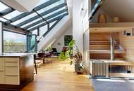 Dachgeschoss-Maisonette mit Loft-Charakter, Wellness-Oase &amp; Weitblick