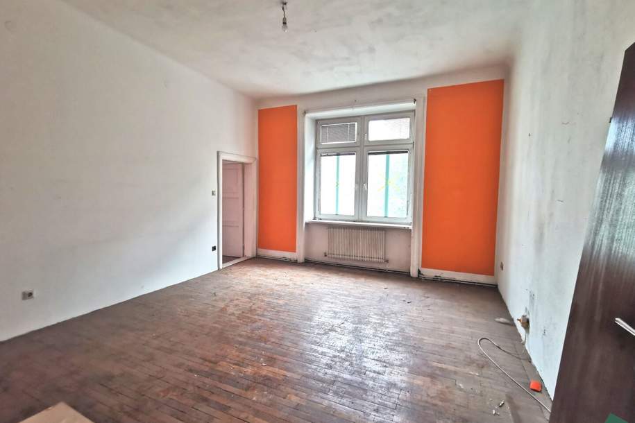 Sanierungsbedürftige Drei-Zimmer-Wohnung direkt an der U3, Wohnung-kauf, 375.000,€, 1030 Wien 3., Landstraße