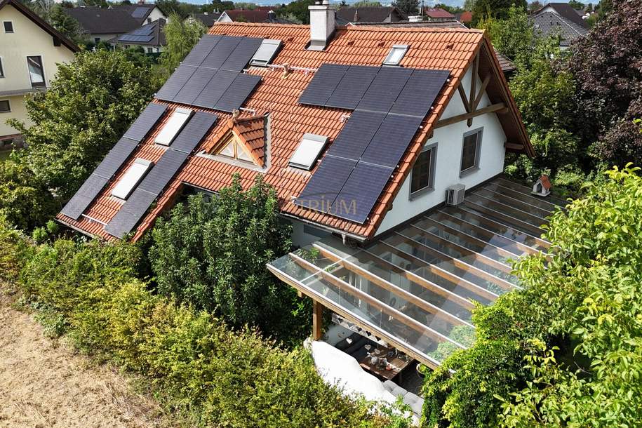 Charmantes Einfamilienhaus mit Wintergarten, Pool und Photovoltaik, Haus-kauf, 799.000,€, 2201 Korneuburg