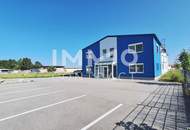 Modernes Betriebsgebäude mit Büro, Freiflächen und Parkplatz - Nähe Haag - Gewerbegebiet - beheizt