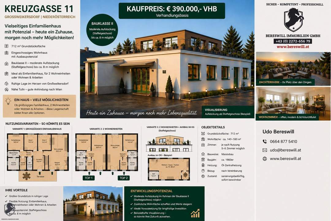 Projektliegenschaft mit 380 m² Nutzfläche, Gewölbekeller &amp; Ausbaupotenzial