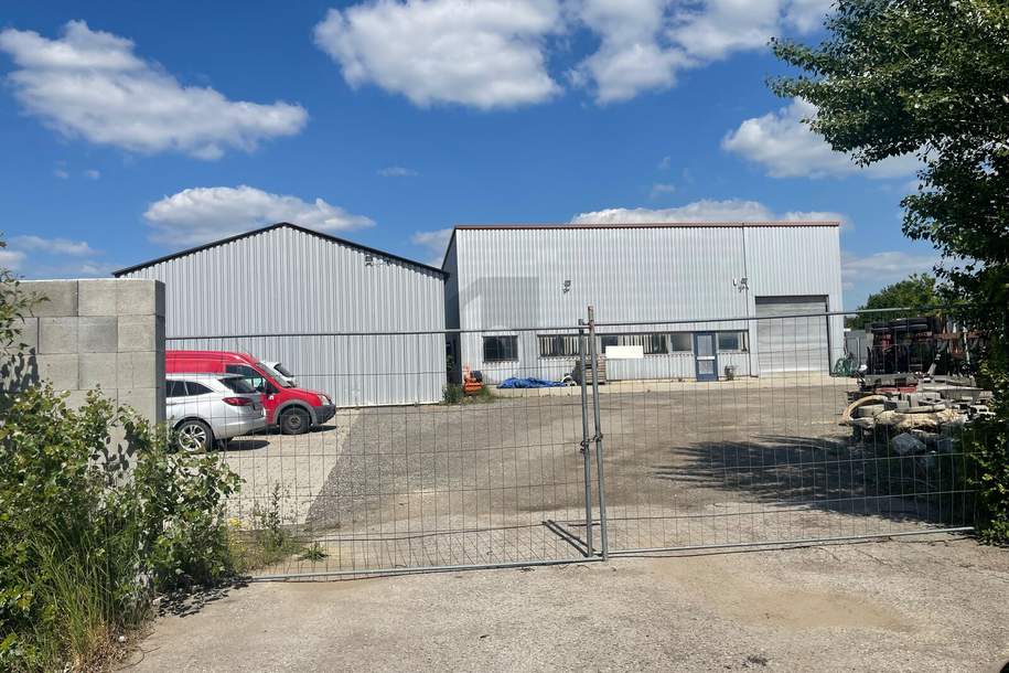1600M² GROßE FLÄCHE MIT 2 LAGERHALLEN, Gewerbeobjekt-kauf, 1.200.000,€, 2203 Mistelbach