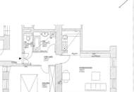 2-Zimmer Wohnung mit lichtdurchfluteter Wohnküche und durchdachter Raumaufteilung