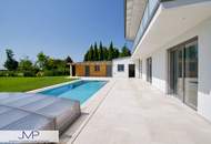 Geräumige Niedrig-Energie-Villa mit Pool - traumhafte Ruhelage, Blick auf Neusiedler See - provisionsfrei!