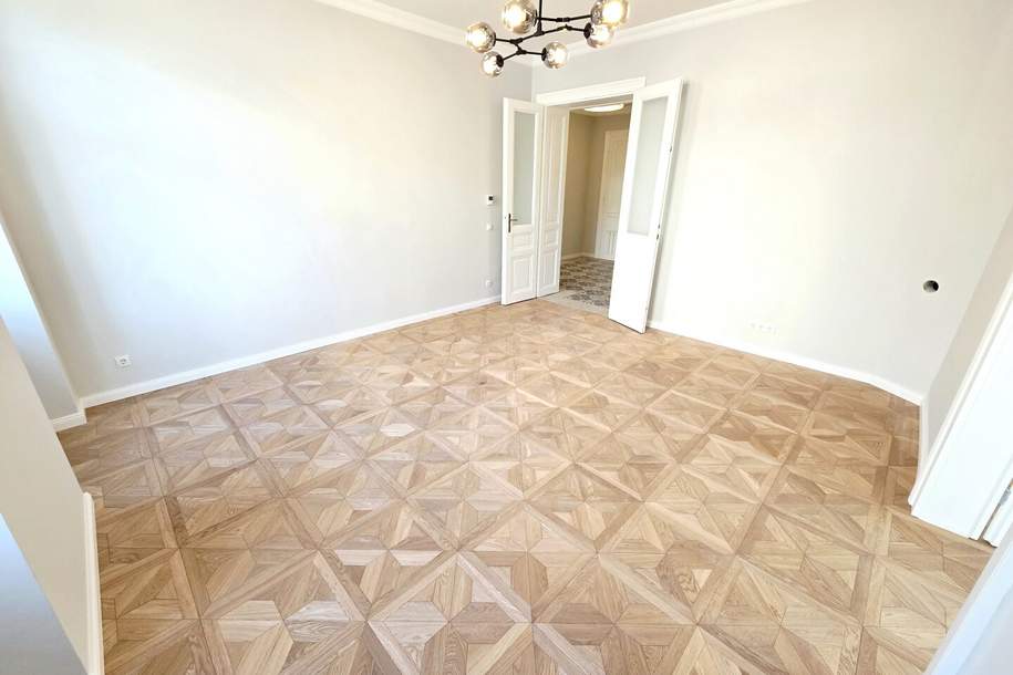 Kernsanierter Altbau in Bestform! Wiener Klassik vom Feinsten! Frisch saniertes Altbaujuwel + Flügeltüren + Stuck + Perfekt aufgeteilte 3 Zimmer! Qualität die man sieht!, Wohnung-kauf, 419.000,€, 1190 Wien 19., Döbling