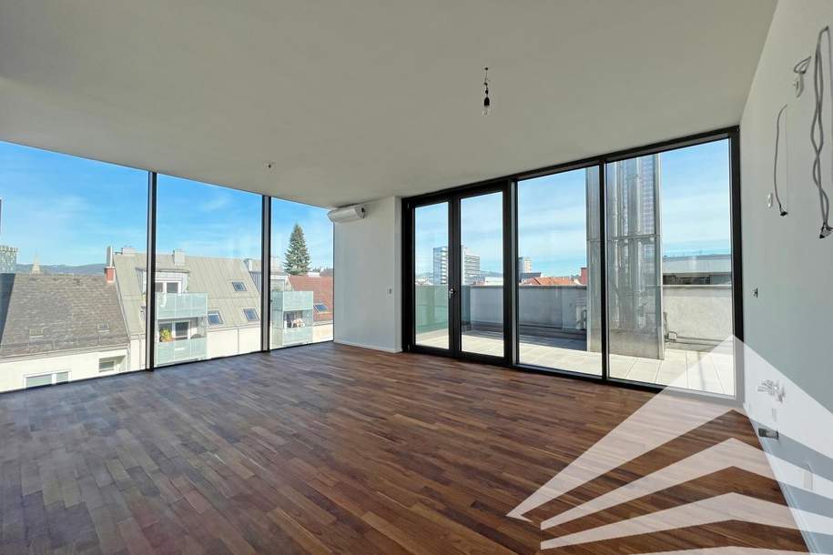 ***Einzigartiges Design-Penthouse im Palais Bruckner*** | 360° Tour online!, Wohnung-kauf, 588.000,€, 4020 Linz(Stadt)