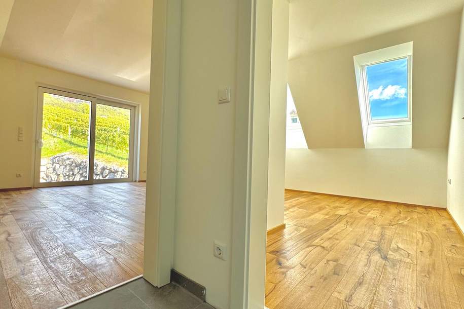 3-Zimmer Dachgeschosswohnung inmitten der Weinberge von Klöch - Erstbezug!, Wohnung-kauf, 299.000,€, 8493 Südoststeiermark
