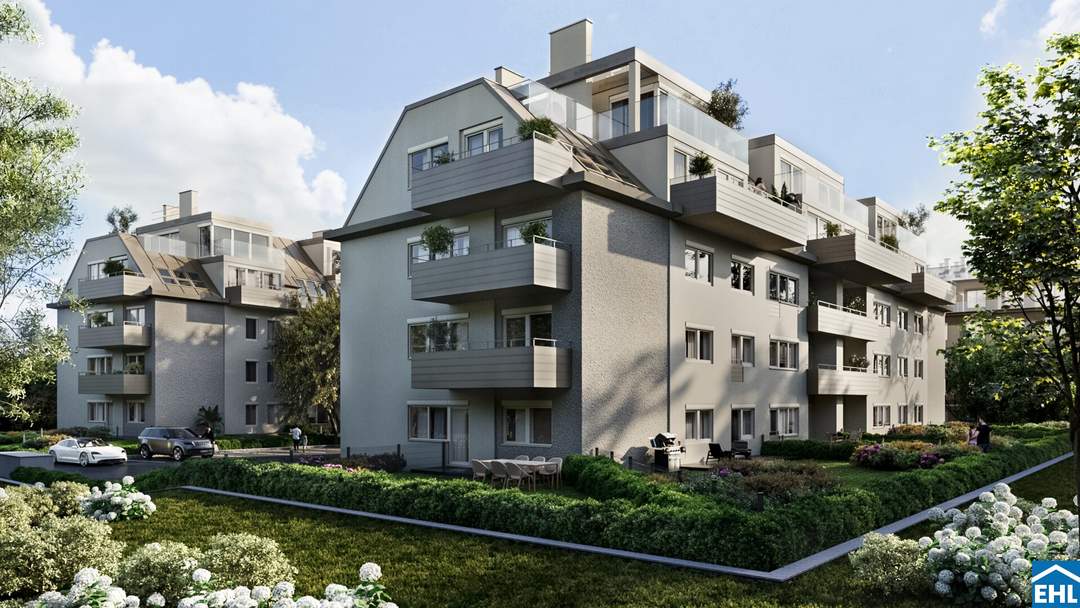 Erstbezugswohnungen „Am Hain“: Grüne Oase trifft Großstadtflair