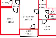 2-Zimmer Wohnung mit Garage