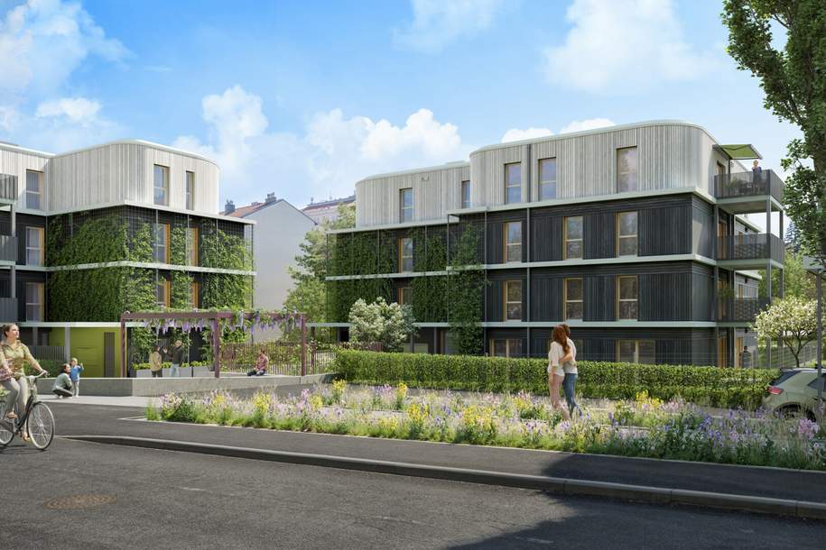 Im Grünen Mödling – Grüne Stadtvillen, Wohnung-kauf, 375.000,€, 2340 Mödling