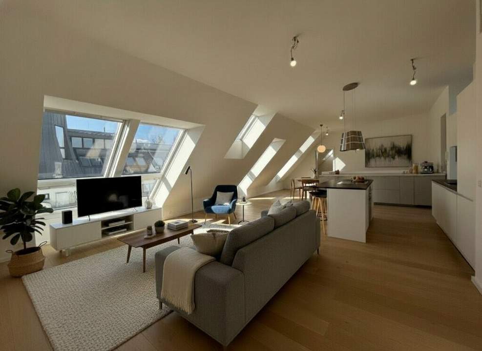 1010 Terrassentraum! Moderne und klimatisierte Dachgeschoss-Maisonette mit großzügiger Terrasse!