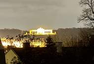 Freifläche auf zwei Terrassen mit Schönbrunnblick und Blick auf Steinhofkirche: neu sanierte und klimatisierte 2-Zimmer-Wohnung!