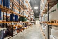 Modernes Regallager (9,5m RH) an der S33