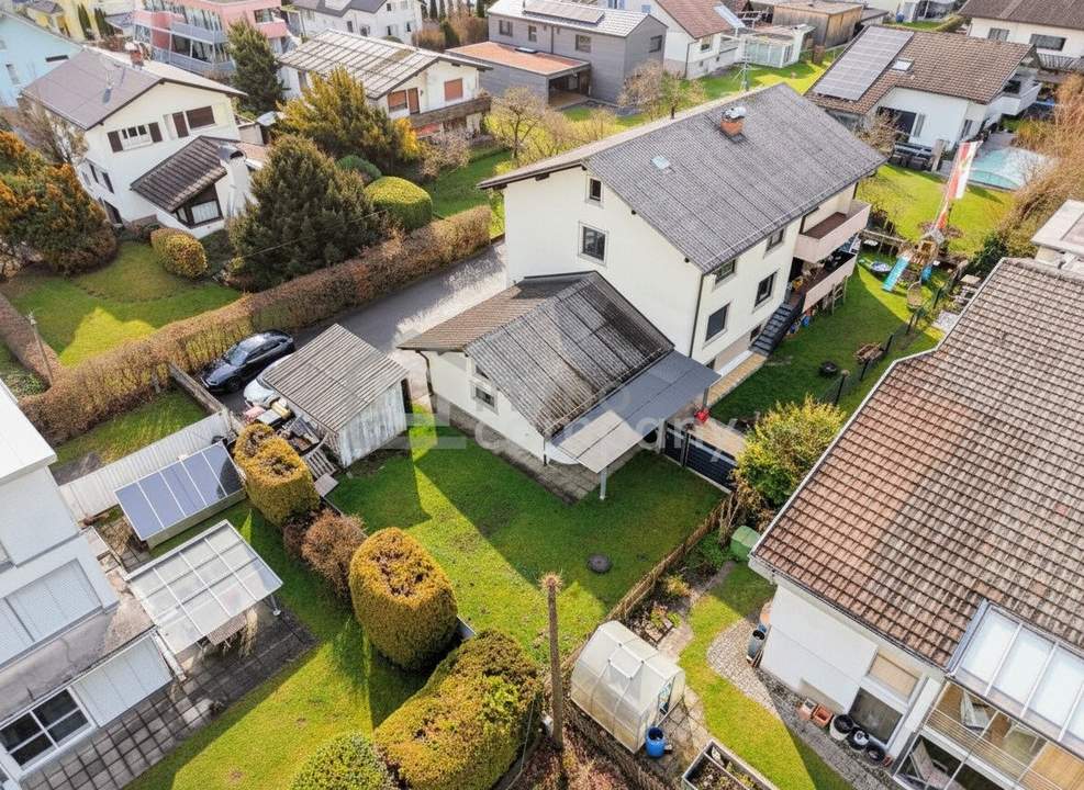 Attraktive 4-Zimmer-Wohnung in Dornbirn | 108m² Wohnfläche | 65m² Garten mit überdachter Terrasse | 15m² Süd-Balkon | 2 KFZ-Stellplätze