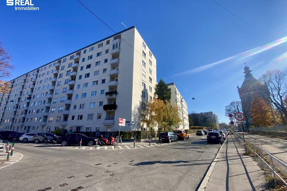 Freizeitgebiet Wienerberg, 3 Zimmer &amp; Loggia (Heizung/Warmwasser inkludiert), Wohnung-miete, 1.080,60,€, 1100 Wien 10., Favoriten