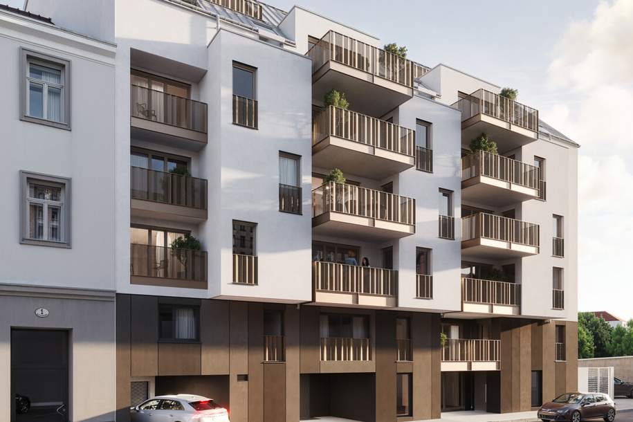 Smartes Anlegerobjekt: 1-Zimmer-Wohnung im Neubau ERSTBEZUG, Wohnung-kauf, 172.100,€, 1220 Wien 22., Donaustadt